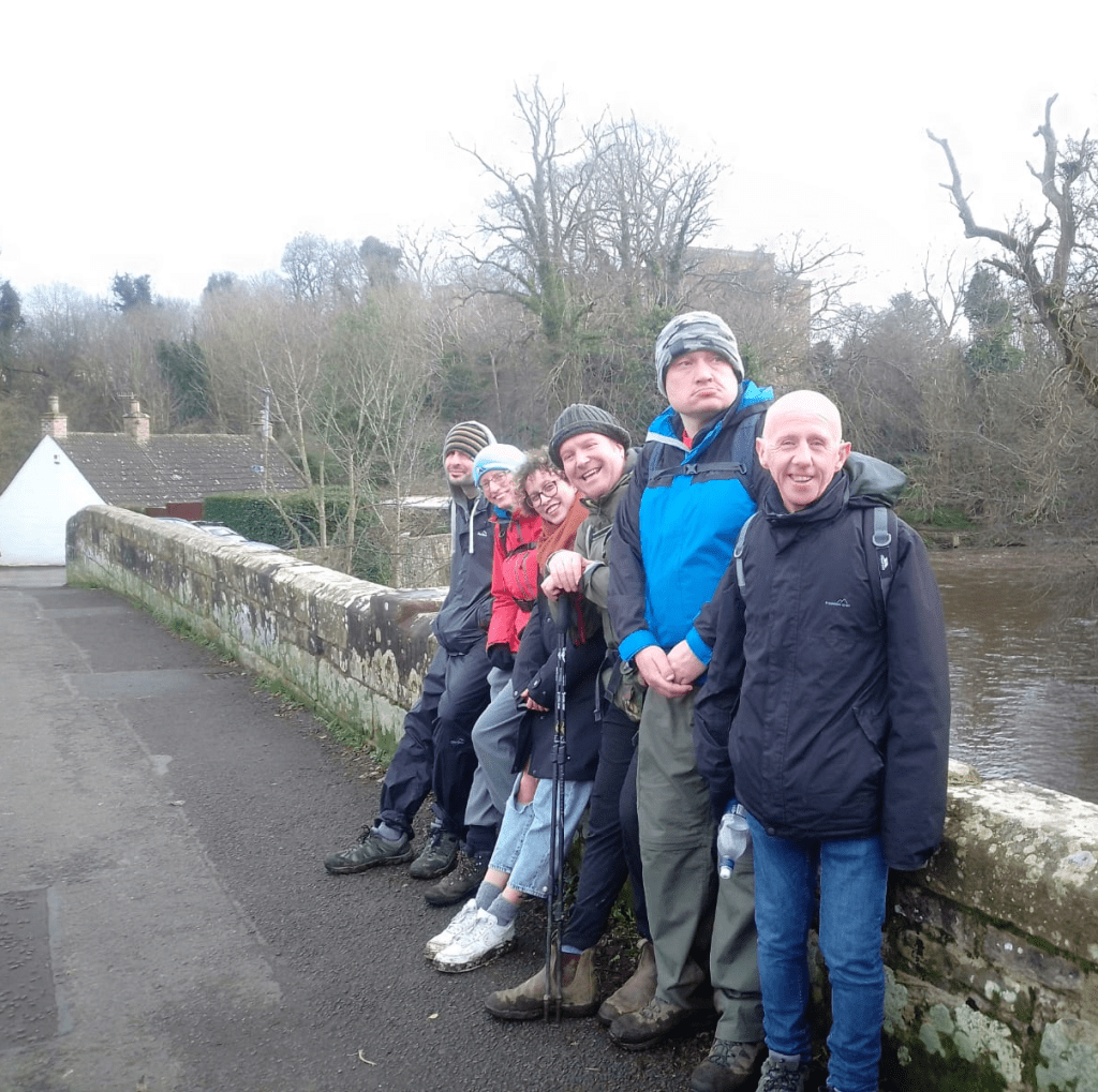 Andy with the Long Walking Group Andy with the Long Walking Group
